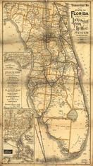 Florida 1891 State Map